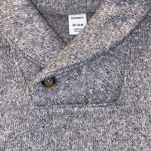 New 18-24mo boys sweater one piece. EUC
